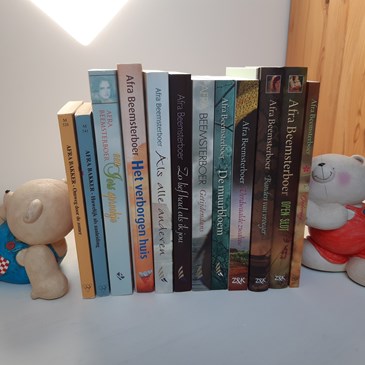overzicht boeken vierkant